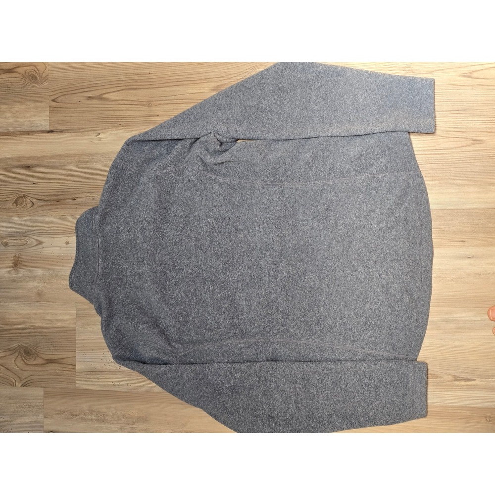 REI Co-op Womens Large Gray Full Zip Fleece Jacket Mock Neck Outdoor Hiking L - Picture 8 of 8